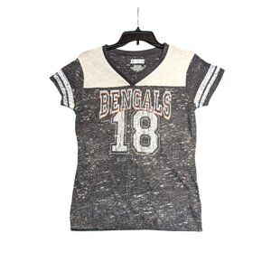 NFL Cincinnati Bengals Womens T-Shirt Size L/G - AJ Green #18 - Cotton/Poly Blen